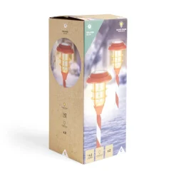 Lot de 2 bornes solaires à planter H43,5cm < Gifi Clearance