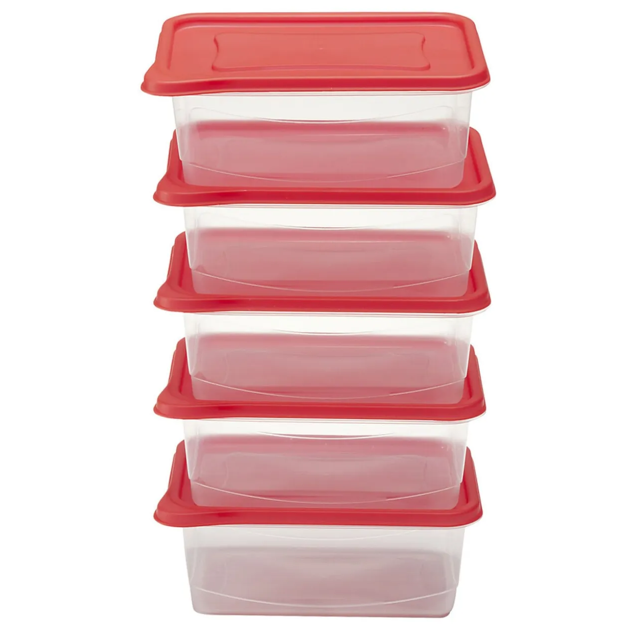 Lot de 5 boîtes alimentaires 1,2L