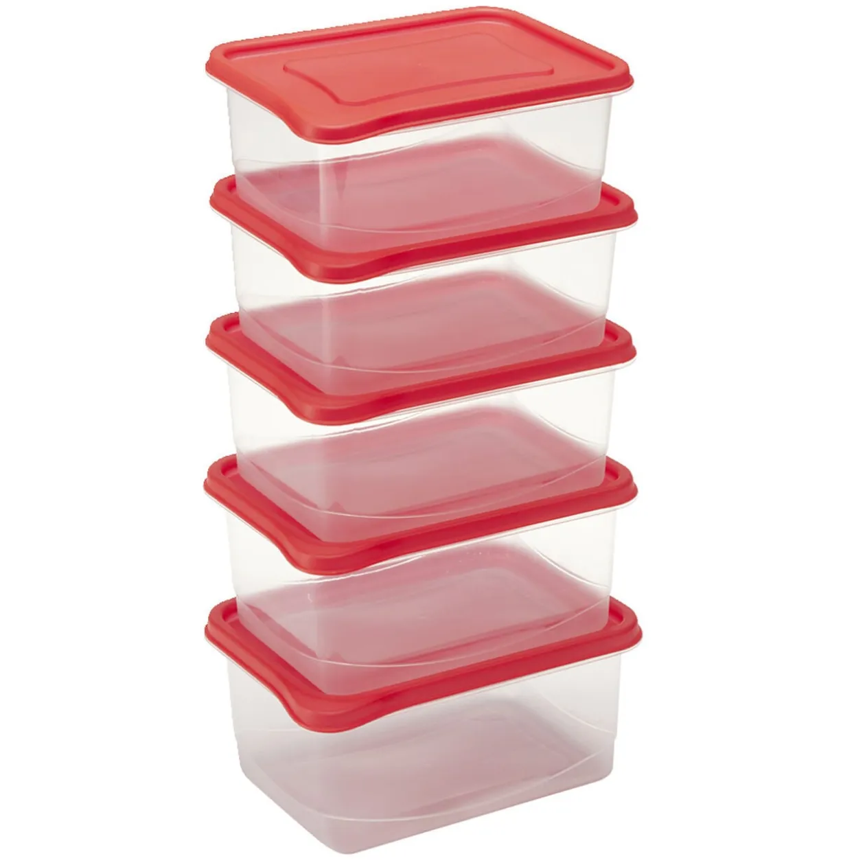Lot de 5 boîtes alimentaires 1,2L