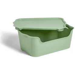 Lot de 3 boîtes de rangement 15L avec couvercle plastique 39x25xH16cm