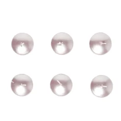 Lot de 6 bougies flottantes cire rose Ø4,5cm < Gifi Hot