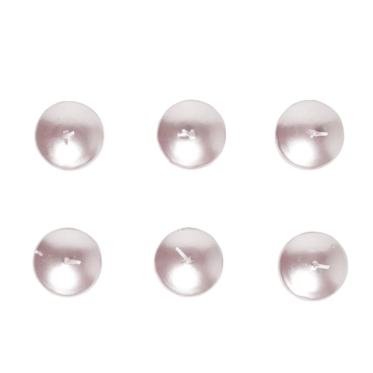 Lot de 6 bougies flottantes cire rose Ø4,5cm < Gifi Hot