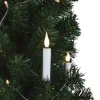 Lot de 5 bougies LED blanches flamme blanc chaud avec télécommande < Gifi Best