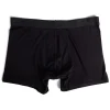 Lot de 2 boxers homme taille L bambou et élasthanne noir