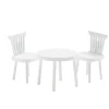 Lot de 2 chaises avec table pour lutin farceur en bois blanc < Gifi Online