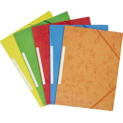 Lot de 5 chemises en carton à élastiques 24x32cm < Gifi Outlet