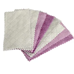Lot de 10 chiffons microfibre 13x23,5cm