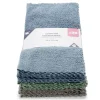 Lot de 20 chiffons microfibre 30x30cm polyester bleu