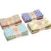 Lot de 5 coupons de tissu abstrait 100% coton 55x45cm