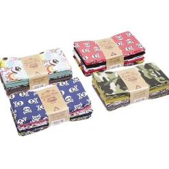 Lot de 5 coupons de tissu ado 100% coton 55x45cm < Gifi New