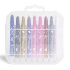 Lot de 18 crayons twistables multicolore < Gifi