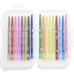 Lot de 18 crayons twistables multicolore < Gifi