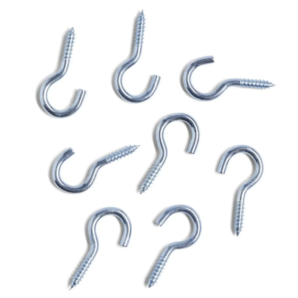 Lot de 8 crochets ouverts gris Ø3,5x20mm < Gifi Sale