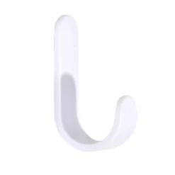 Lot de 3 crochets plastique blanc < Gifi Online