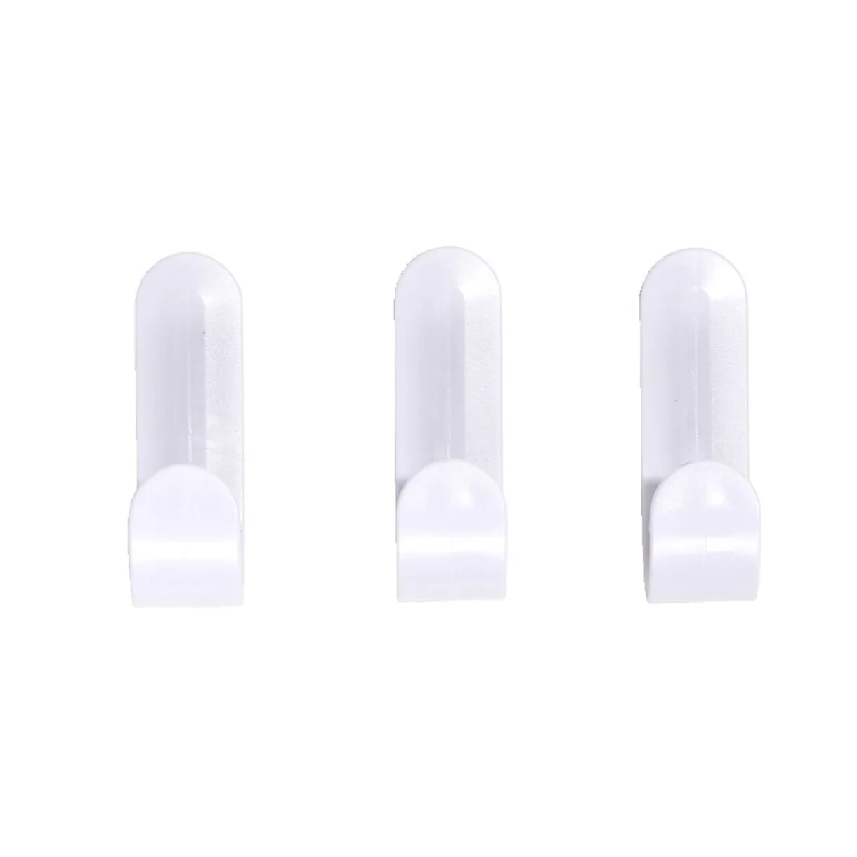Lot de 3 crochets plastique blanc < Gifi Online