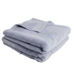 Lot de 2 draps de douche 65x135cm et 70x140cm bleus < Gifi Discount