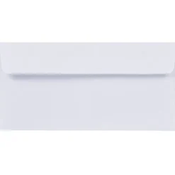 Lot de 50 enveloppes blanches avec bande auto-adhésive 11x22cm