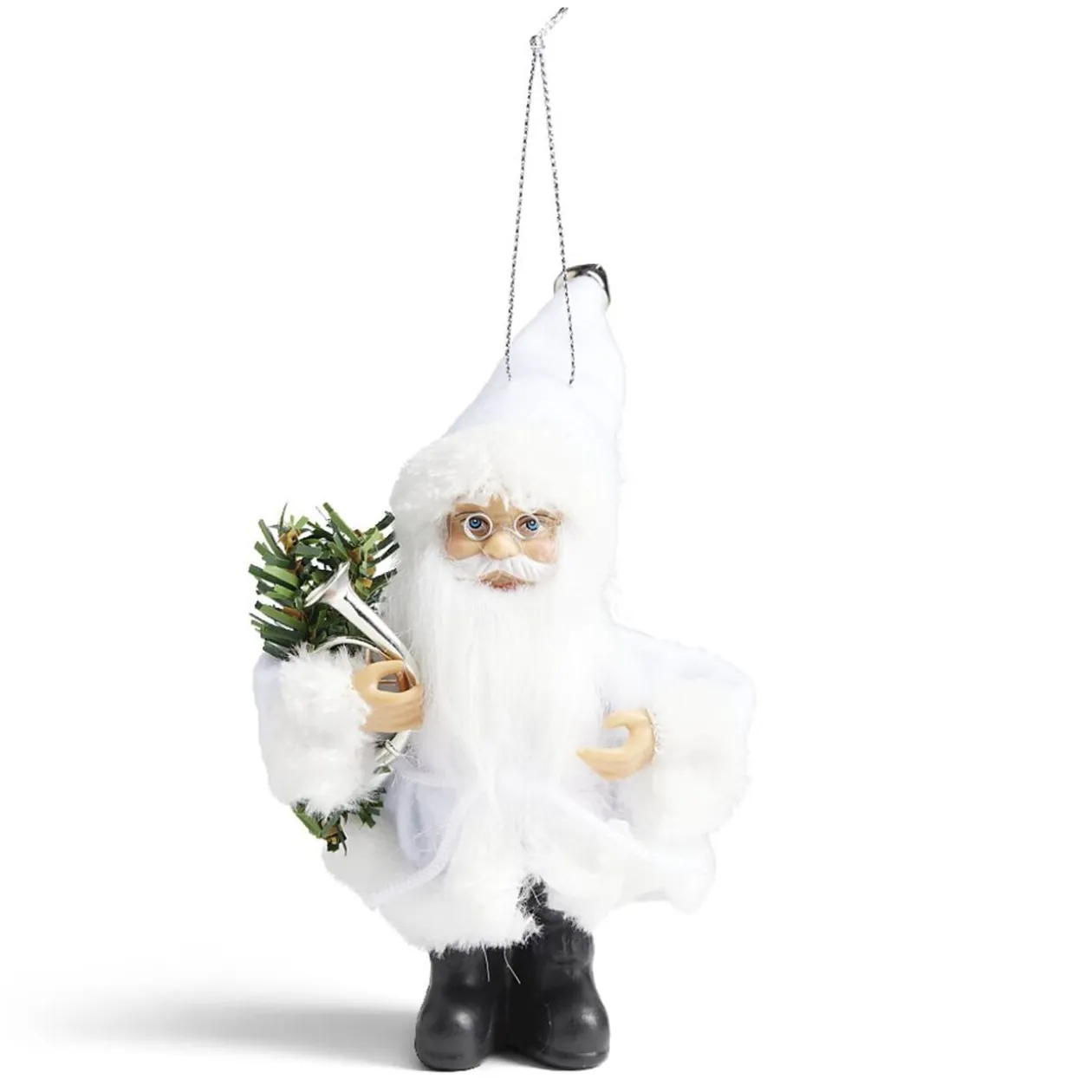 Lot de 2 figurines Père-Noël à suspendre