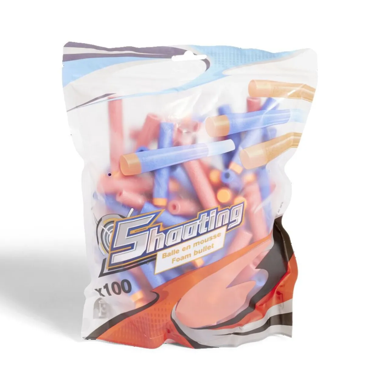 Lot de 100 fléchettes en plastique Ø7,2xL.1,3cm < Gifi Outlet