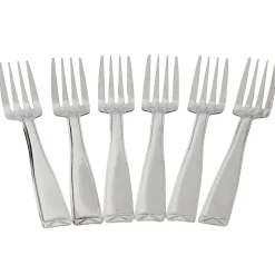 Lot de 6 fourchettes en inox