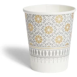 Lot de 12 gobelets en carton décor oriental
