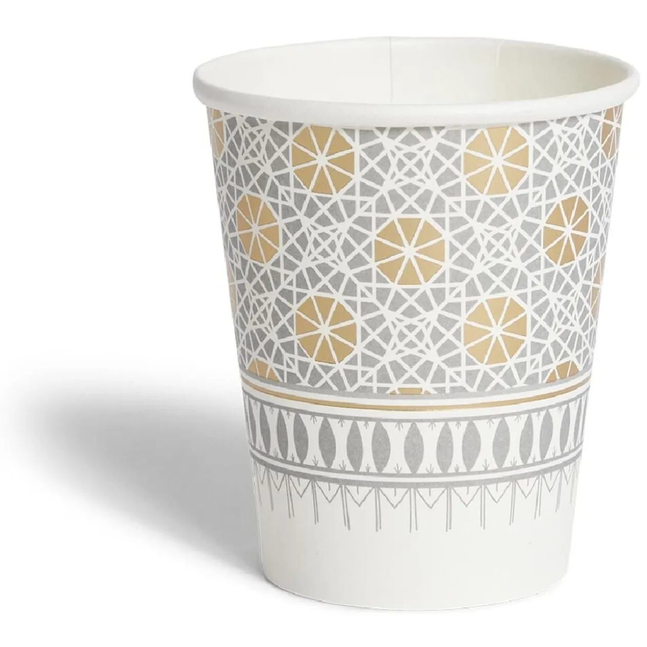 Lot de 12 gobelets en carton décor oriental