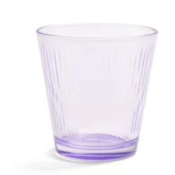Lot de 4 gobelets en verre Nora coloré transparent 25,5cl < Gifi Sale