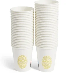 Lot de 50 gobelets jetables en carton < Gifi