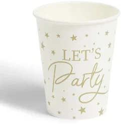 Lot de 8 gobelets Let's Party carton 24cl < Gifi
