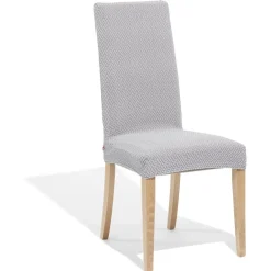 Lot de 2 housses de chaise polyester gris 45xH45x40cm < Gifi Discount