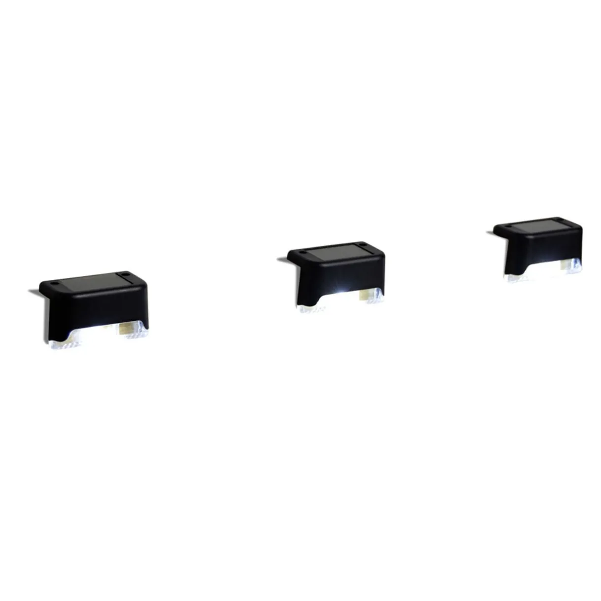 Lot de 3 lampes éclairage sol et escalier LED blanc froid < Gifi Outlet