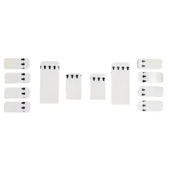 Lot de 12 languettes adhésives double face pour accroche murale