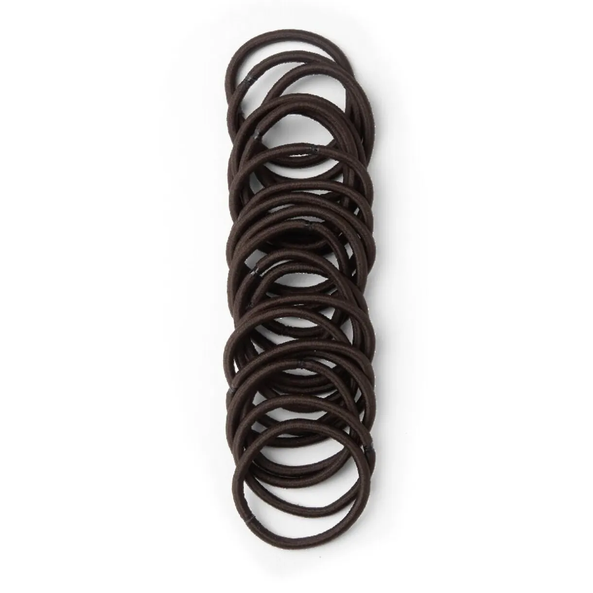 Lot de 15 élastiques à cheveux basiques polyester marron < Gifi Best