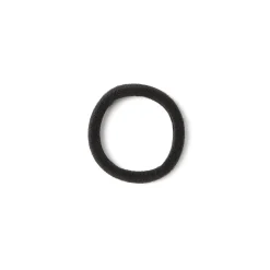 Lot de 20 élastiques à cheveux mousse polyester noir