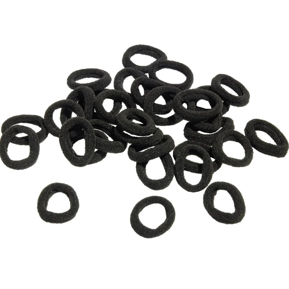 Lot de 100 élastiques à cheveux noirs ou multicolores < Gifi Outlet