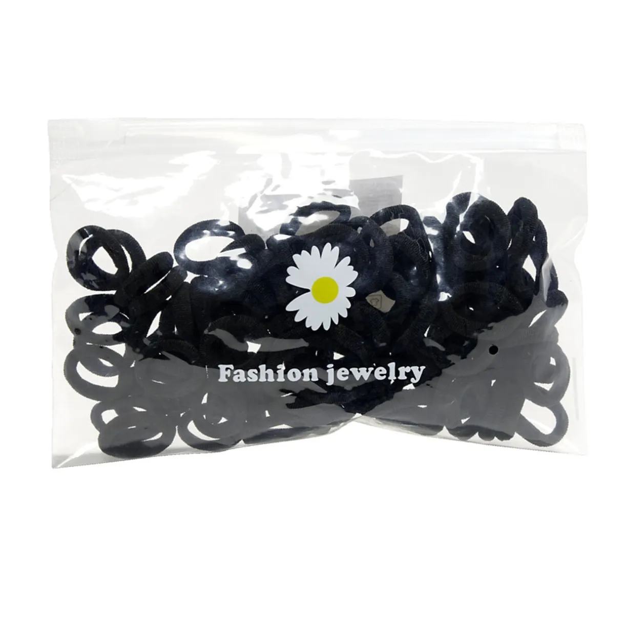 Lot de 100 élastiques à cheveux noirs ou multicolores < Gifi Outlet