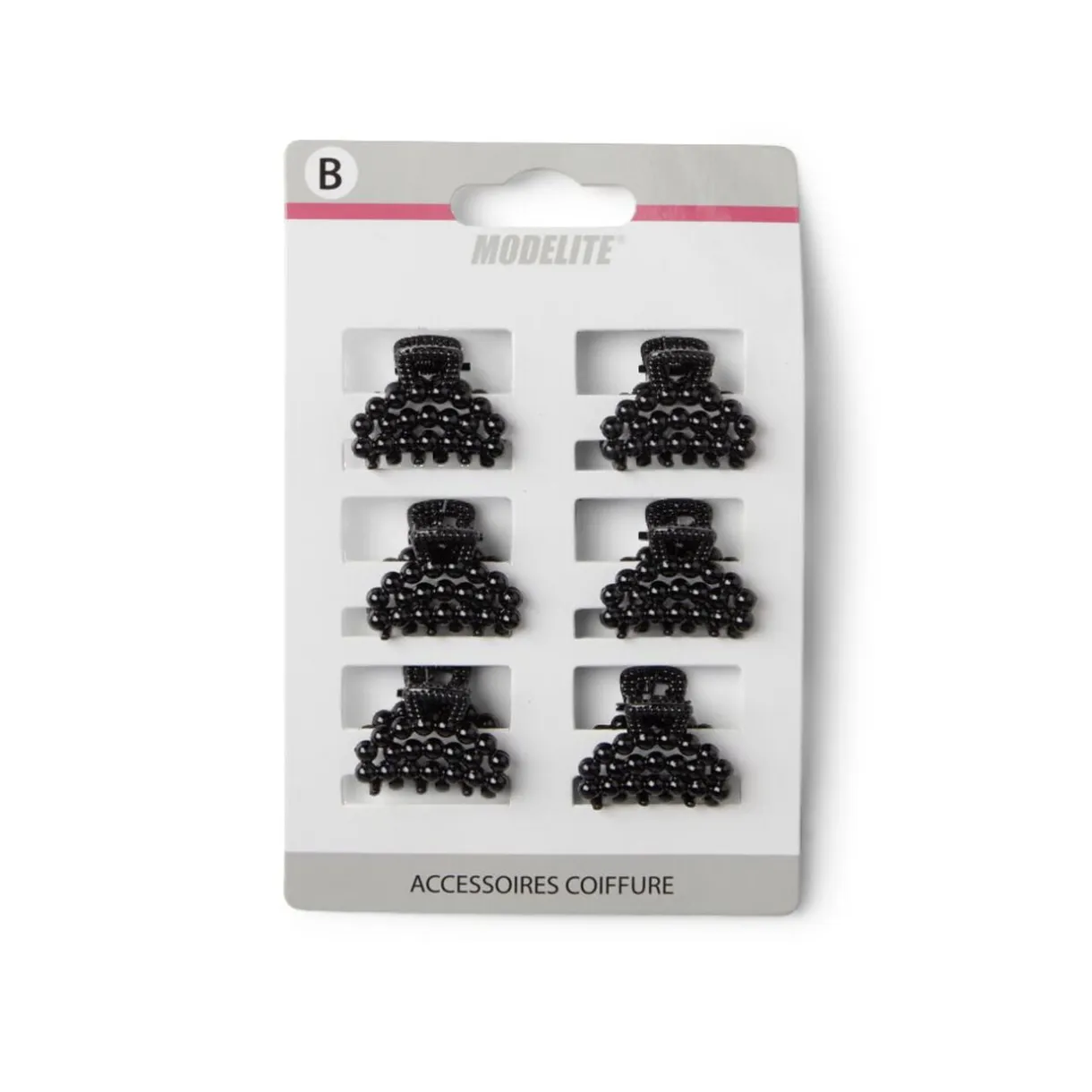 Lot de 10 mini pinces cheveux papillon noir brillant L2cm < Gifi Sale