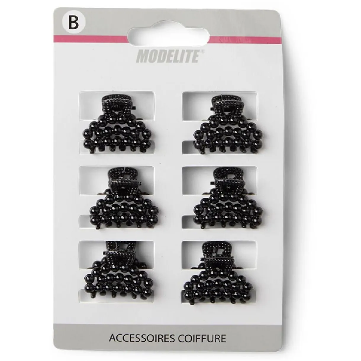 Lot de 10 mini pinces cheveux papillon noir brillant L2cm < Gifi Sale