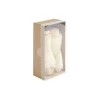 Lot de 4 mini sapins décoratifs - 2 modèles vert ou blanc