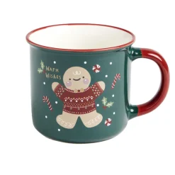 Lot de 4 mugs en céramique décor Noël 365ml < Gifi Online