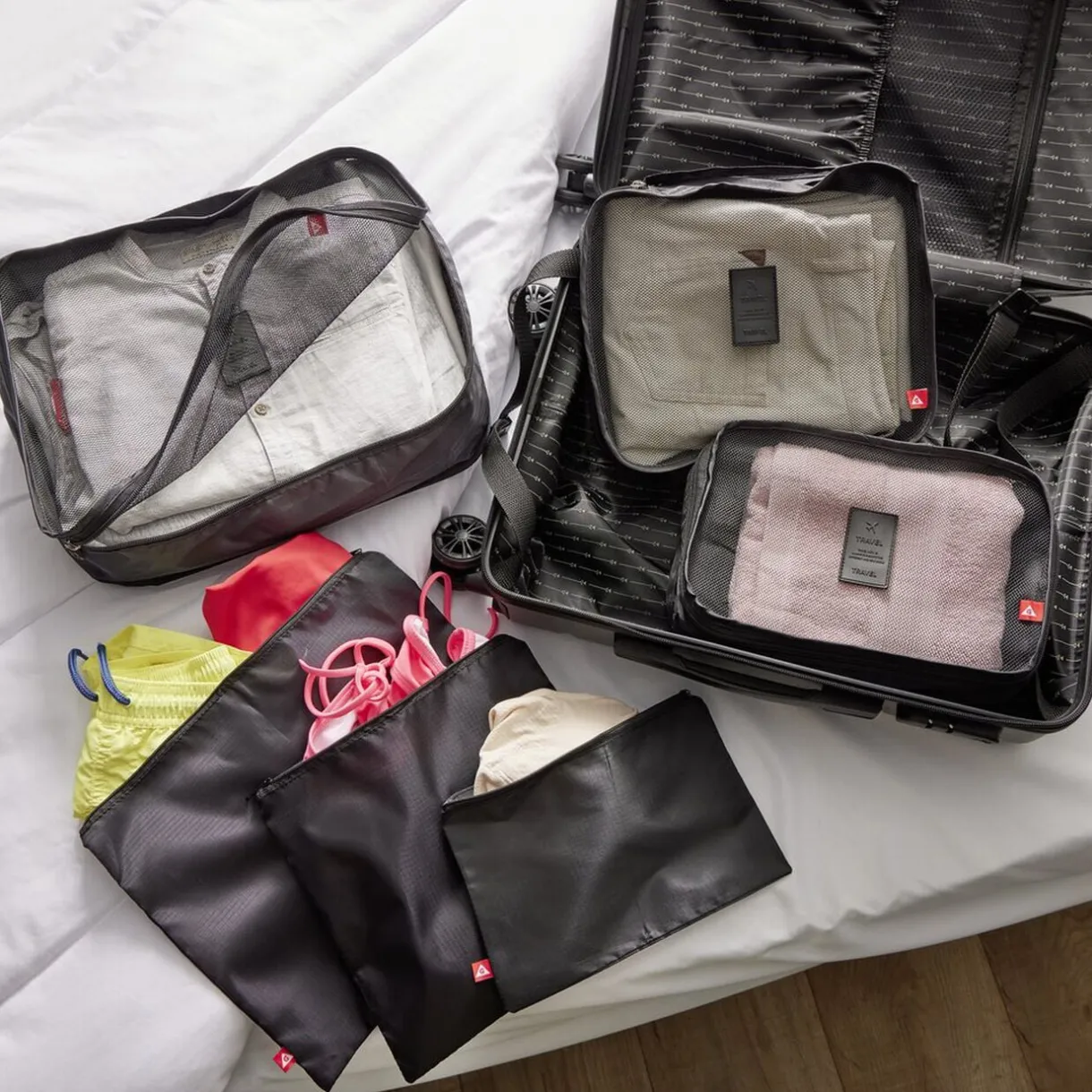 Lot de 3 organisateurs de valise 3 formats < Gifi Sale