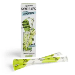 Lot de 6 pailles comestibles goût citron vert