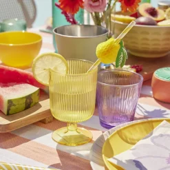 Lot de 12 pailles en papier design fruit < Gifi