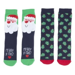 Lot de 2 paires de chaussettes de Noël 36/41 < Gifi Online