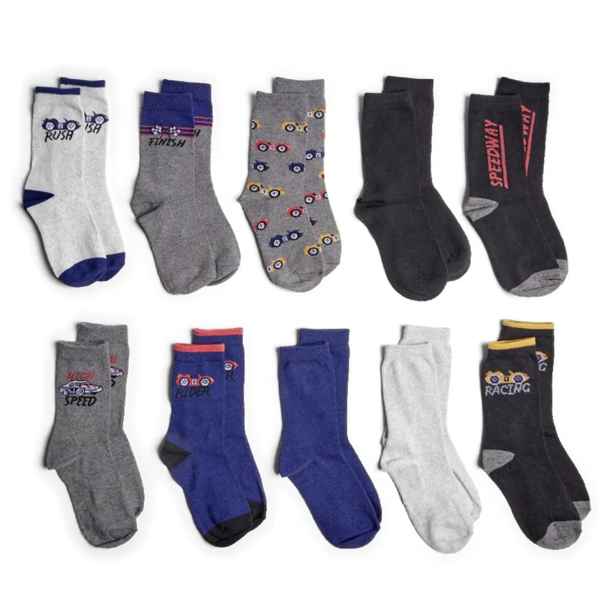 Lot de 10 paires de chaussettes pour enfant polycoton < Gifi Best