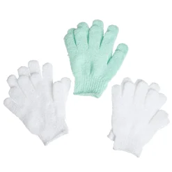 Lot de 3 paires de gants exfoliants pour le corps < Gifi