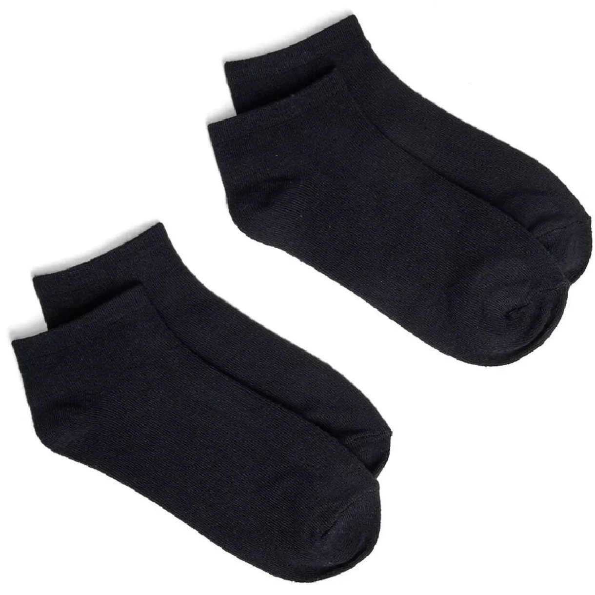 Lot de 2 paires de socquettes 36/40 en fibre de bambou noir < Gifi Clearance