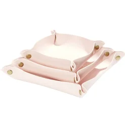 Lot de 3 panières de rangement 12/15/18cm - 3 coloris