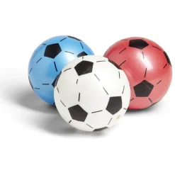Lot de 3 petits ballons en mousse bleu, blanc et rouge Ø10cm < Gifi Discount