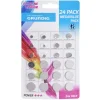 Lot de 24 piles bouton AG et CR